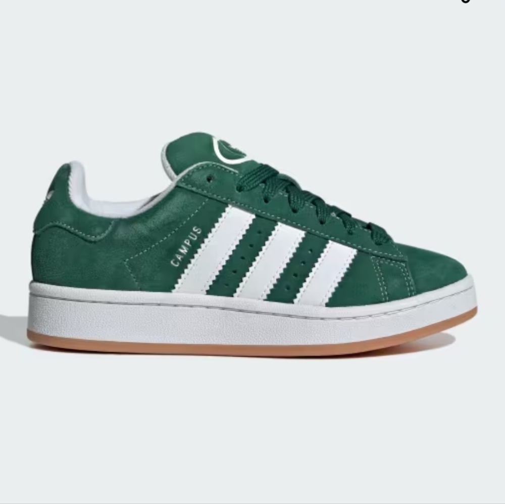 adidas Campus 00s Dark Green White Causal IH7492 GS Size 6y